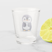Cute Penguin Shot Glas (Achterkant)
