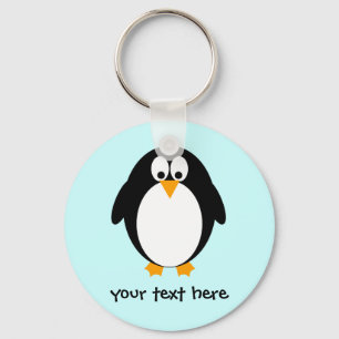 Cute Penguin Sleutelhanger