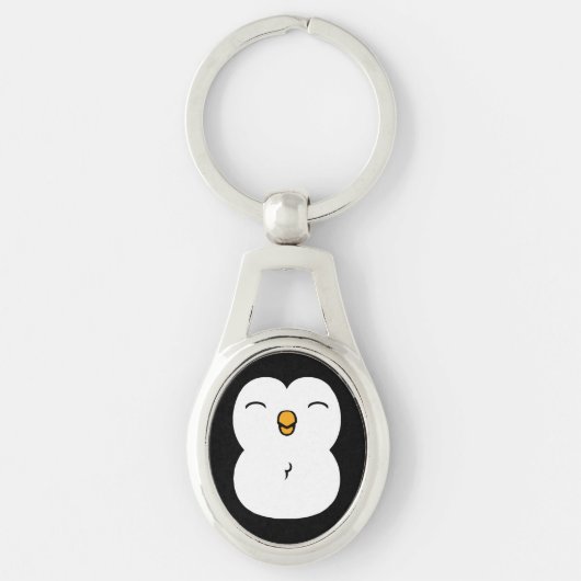 Cute Penguin Sleutelhanger (Voorkant)