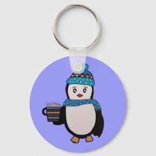 Cute Penguin Sleutelhanger