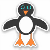 Cute Penguin Sticker (Voorkant)
