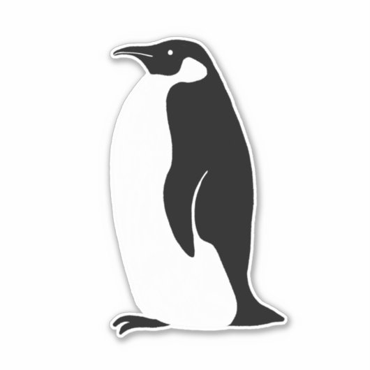 Cute Penguin Sticker (Voorkant)