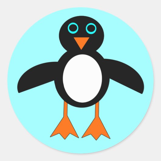 Cute Penguin Stickers (Voorkant)
