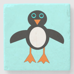 Cute Penguin Stone Onderzetter