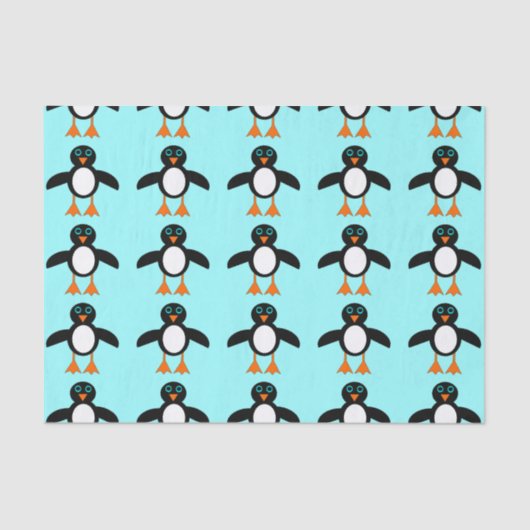 Cute Penguin Tissue Paper Tissuepapier (Voorkant)