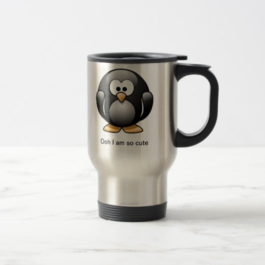 Cute Penguin Travel Mug Reisbeker (Rechts)