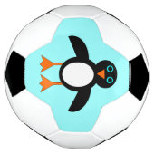 Cute Penguin Voetbal (Gedraaid)