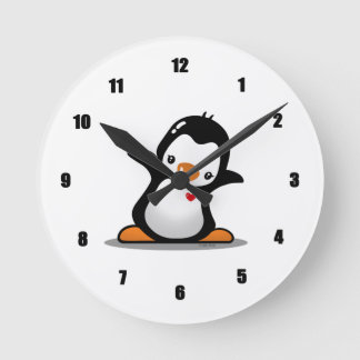 Cute Penguin Wall klok
