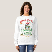 Cute Penguin Wintet sweatshirt (Devant entier)