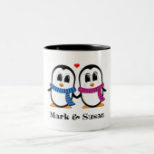 Cute Penguins Couple Mug (Centre)