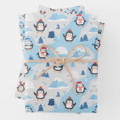 Cute Penguins Inpakpapier Vel (In situ)
