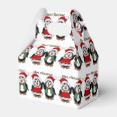 Cute Penguins Merry Kerstfeestbox Bedankdoosjes (Achterkant)