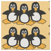 Cute Penguins Pattern Stof (Close Up)