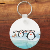 Cute Penguins Sleutelhanger (Voorkant)