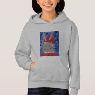 Cute Père Noël Bunny Sweat - shirt à capuche