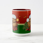 Cute Père Noël Ours Christmas Mug (Centre)