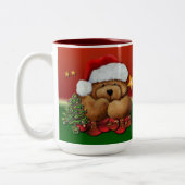 Cute Père Noël Ours Christmas Mug (Gauche)
