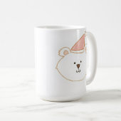 Cute père Noël ours mug (Devant droit)