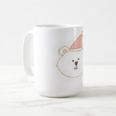 Cute père Noël ours mug (Devant gauche)