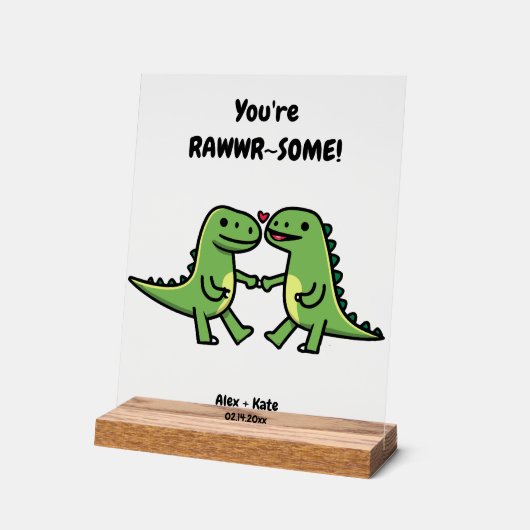 Cute Personalized Anniversary Gift (Angle)