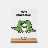 Cute Personalized Anniversary Gift Acryl Bord (Voorkant)