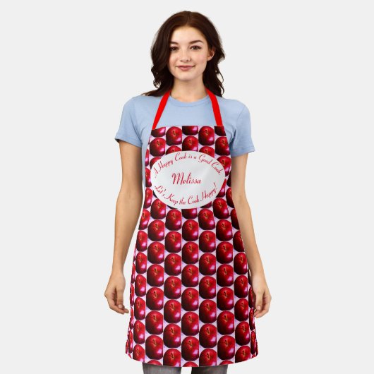 Cute Personalized Apple Schort (Gedragen)