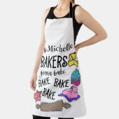 Cute Personalized Bakers Gonna Bake Schort (Insitu)