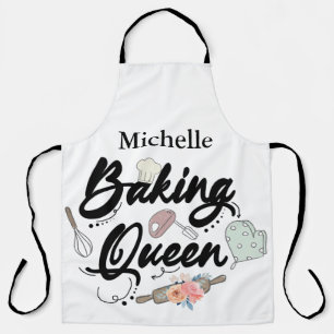 Cute Personalized Baking Queen Schort