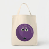 Cute Personalized Bowling Ball Bag Tote Bag (Voorkant)