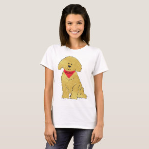 Cute Personalized Cartoon Goldendole Puppy T-shirt