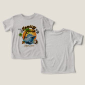 Cute Personalized Cruise Ship Family Trip Sunset T (Design Recto & Verso)