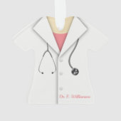 Cute Personalized Doctor Ornament (achterkant)