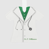 Cute Personalized Doctor Ornament (achterkant)