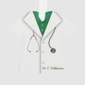 Cute Personalized Doctor Ornament (voorkant)