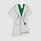 Cute Personalized Doctor Ornament (voorkant)