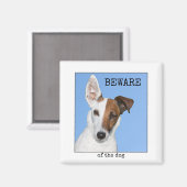 Cute Personalized Dog Photo Magnet Magneet (Voorkant / Achterkant)
