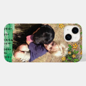 Cute personalized douanefoto iPhone 14 hoesje (Achterkant (horizontaal))
