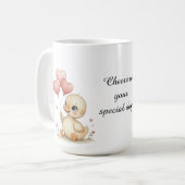 Cute Personalized Duckling Mug (Devant gauche)