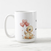 Cute Personalized Duckling Mug (Gauche)