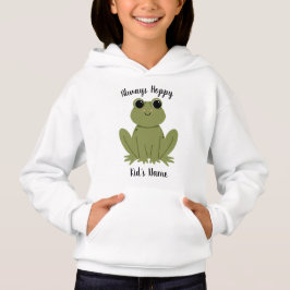 Cute Personalized Frog Always Hoppy Kids Name