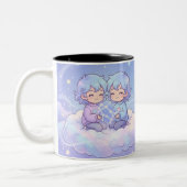 Cute Personalized Gemini Zodiac Mug (Gauche)
