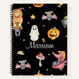 Cute Personalized Halloween Notitieboek