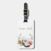 Cute Personalized Koala Bagagelabel (Voorkant verticaal)