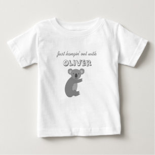 Cute personalized koala beer baby romper body suit