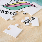Cute Personalized Magical Caticorn Legpuzzel (Zijkant)