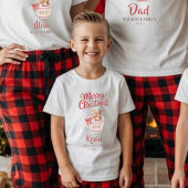 Cute Personalized “Merry Christmas” Family T-Shirt