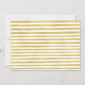 Cute Personalized Modern Waterverf Girl Afstuderen Bedankkaart (Achterkant)