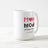 Cute Personalized Moederdag Funny Ma Gag Koffiemok (Voorkant rechts)