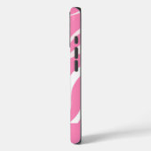 Cute Personalized Pink Zebra Print iPhone Case-Mate iPhone Case (Achterkant / Links)