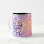 Cute Personalized Sagittarius Zodiac Mug (Devant gauche)
